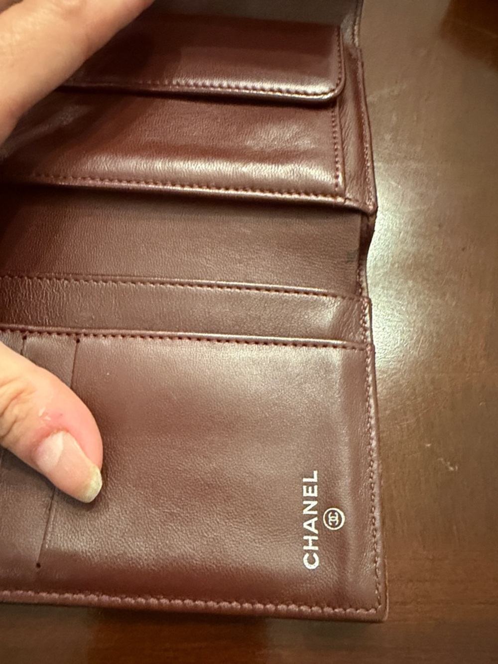 CHANEL Quilted Lambskin Wallet in Black with Silver CC - Picture 5 of 11